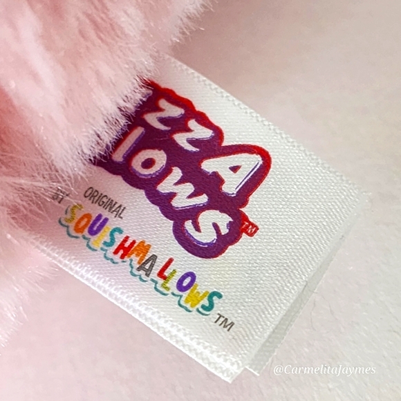 PATTY 🐮 HTF Pink & Purple Cow FuzzAMallow Original Squishmallow - Kelly Toy NWT - Picture 7 of 8